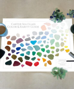 Carter Sea Glass Color & Rarity Guide laminated